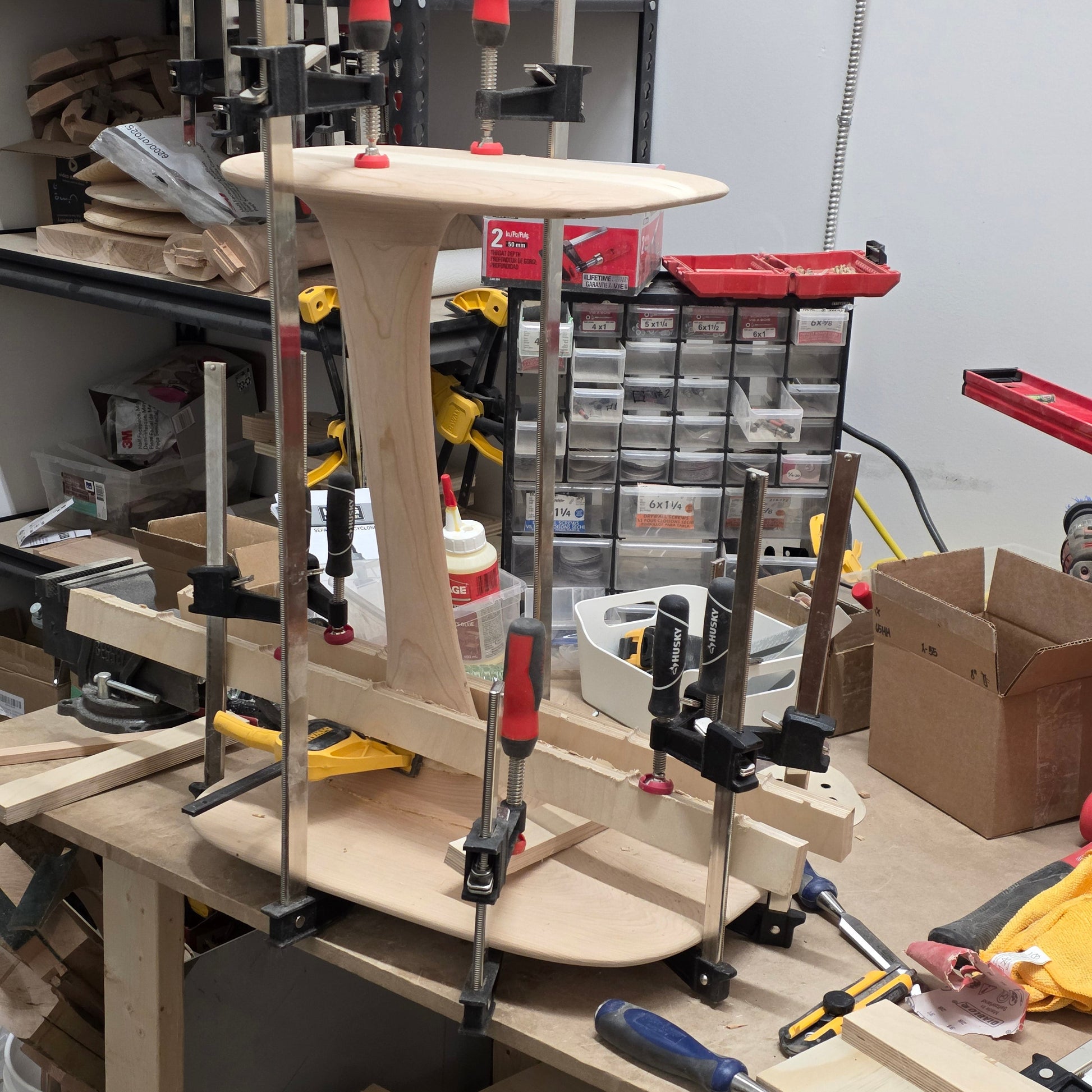 Bole Side Table - Cherry Wood