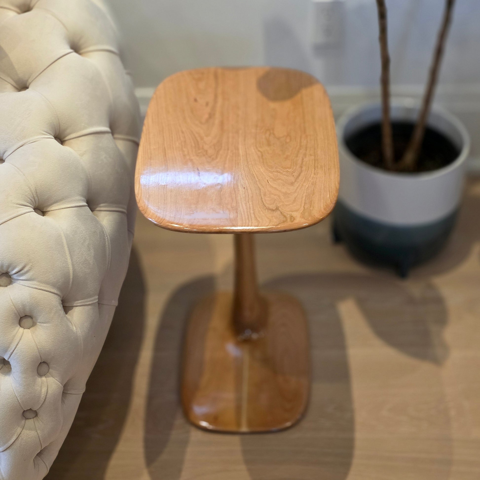 Bole Side Table - Cherry Wood